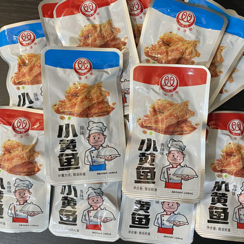 舟山华泽香酥小黄鱼500g舟山特产海鲜零食黄花鱼干小吃鱼仔包邮-封面