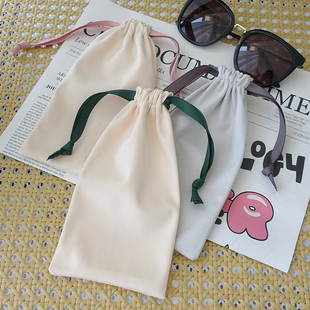 包 眼镜袋 旅行近视眼镜袋布袋简约太阳眼镜收纳袋便携墨镜袋 包邮