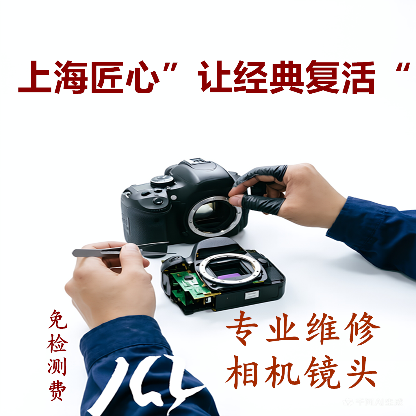 佳能CCD数码相机索尼黑卡松下富士微单理光徕卡镜头尼康单反维修