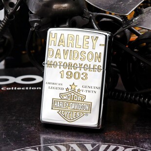 正品ZIPPO芝宝打火机DIY版250/167盔甲HD哈雷戴维森摩托盾牌标志
