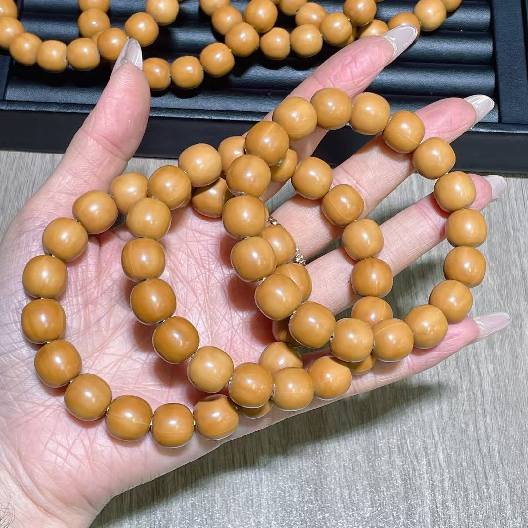 猴头老型珠手串单圈1.3文玩手持盘玩佛珠念珠男女士手链饰品