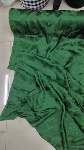 真丝提花花罗缎100%桑蚕丝连衣裙衬衫面料制衣布料手工diy布料