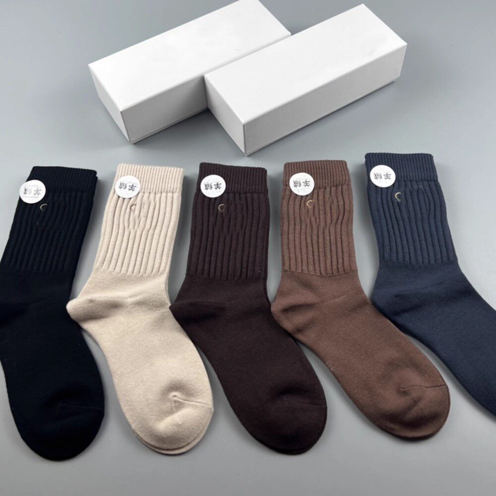 情侣款羊绒款高品质简约经典百搭透气性袜子