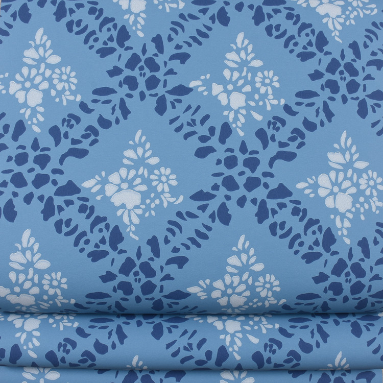 现货特价 瑞典原装进口墙纸ECO wallpaper Falsterbo蓝 美式纯纸