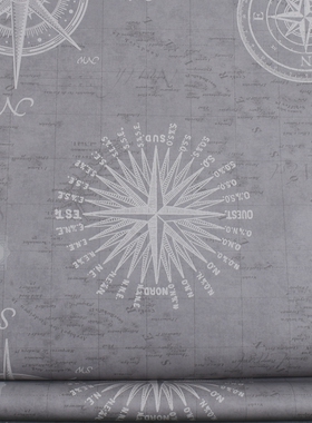 现货 英国原装进口壁纸 美式灰色航海  FD21216 英伦环保无纺壁纸