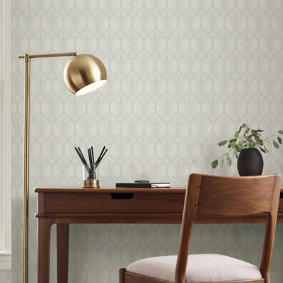 设计师推荐  Astoria Royal Damask 现代几何图案 书房卧室壁纸