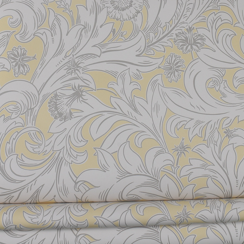 现货 英国原装进口壁纸 美式英式  黄色植物  生机 环保纯纸墙纸