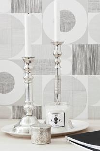 设计风格 黑白现代 几何图案 现货尾货清仓特价 瑞典进口纯纸壁纸