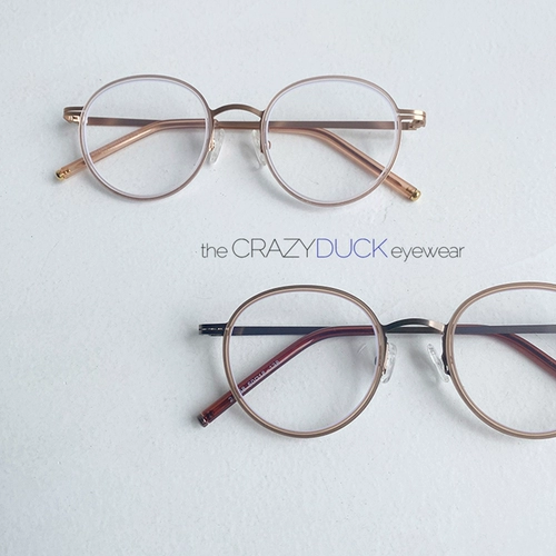 Сверхлегкие ретро металлические очки, в корейском стиле