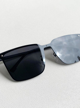 偏光方形框复古开车墨镜