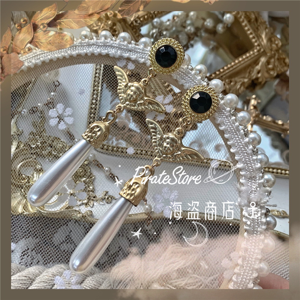 复古皇冠优雅气质款耳饰~