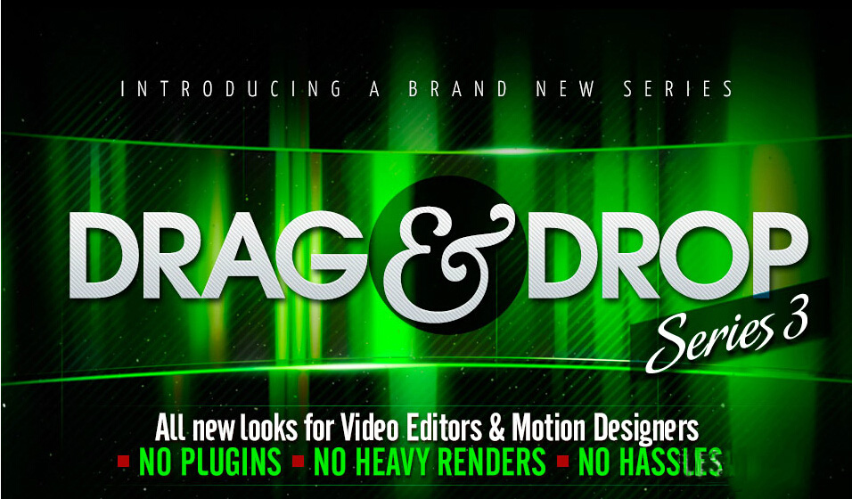 精品素材1-3季 Digital Juice Drag  amp Drop  值得拥有MV素材