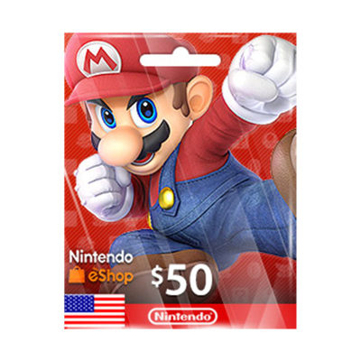 Nintendo Switch 50USD eShop Download Code 美版任天堂礼品卡US