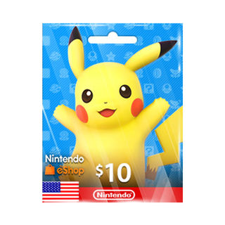 Nintendo USD10 eShop Card (US) 任天堂10美元充值卡NS WiiU 3DS
