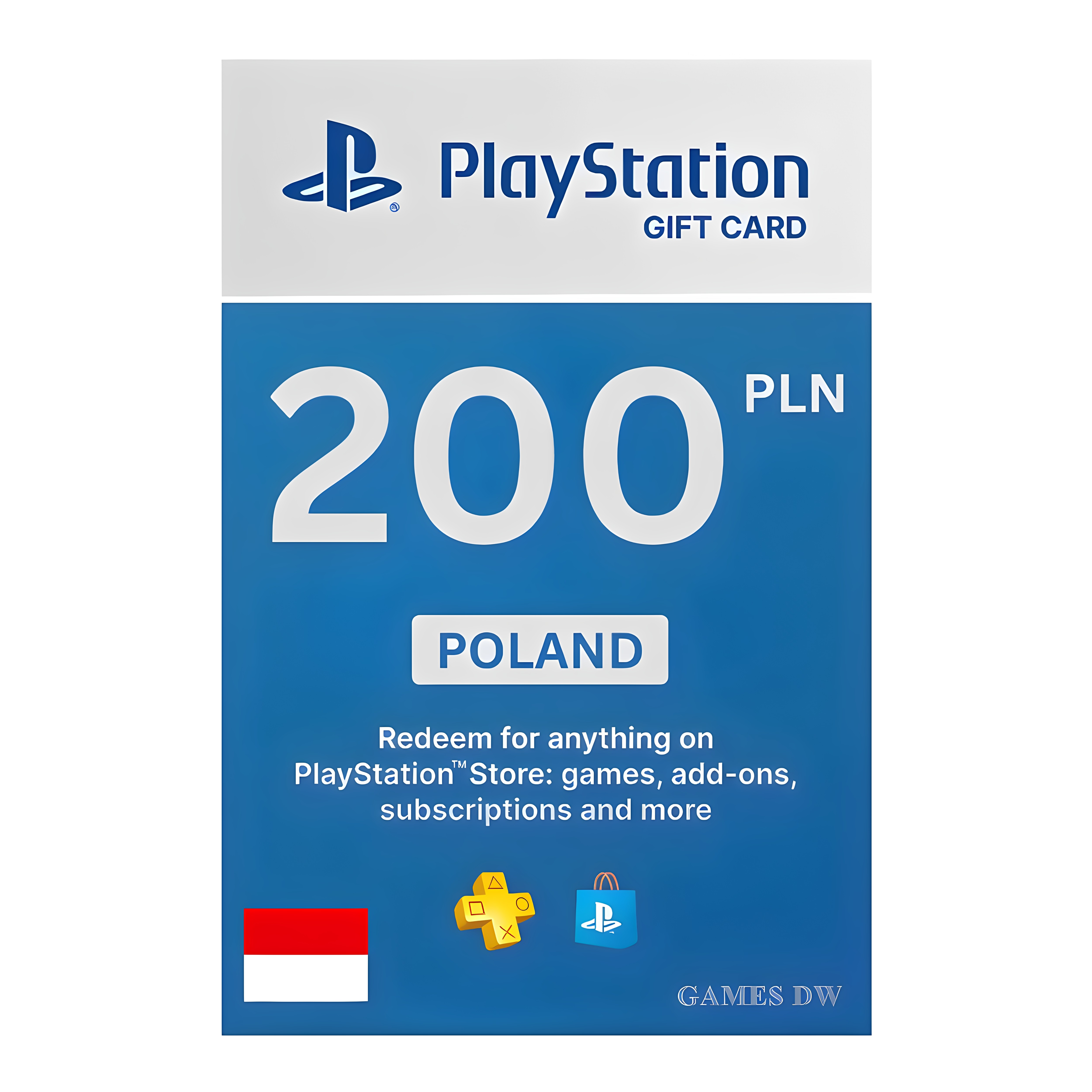 PlayStationPlus200PLN点卡图片