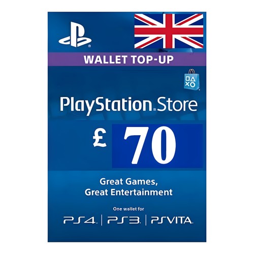 索尼点卡GBP70PSNVoucherCode