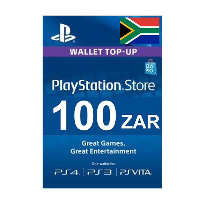 Playstation南非点卡100ZARRand