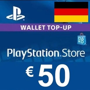 50EUR PlayStation Network Card(DE) Germany PS4 Store Europe