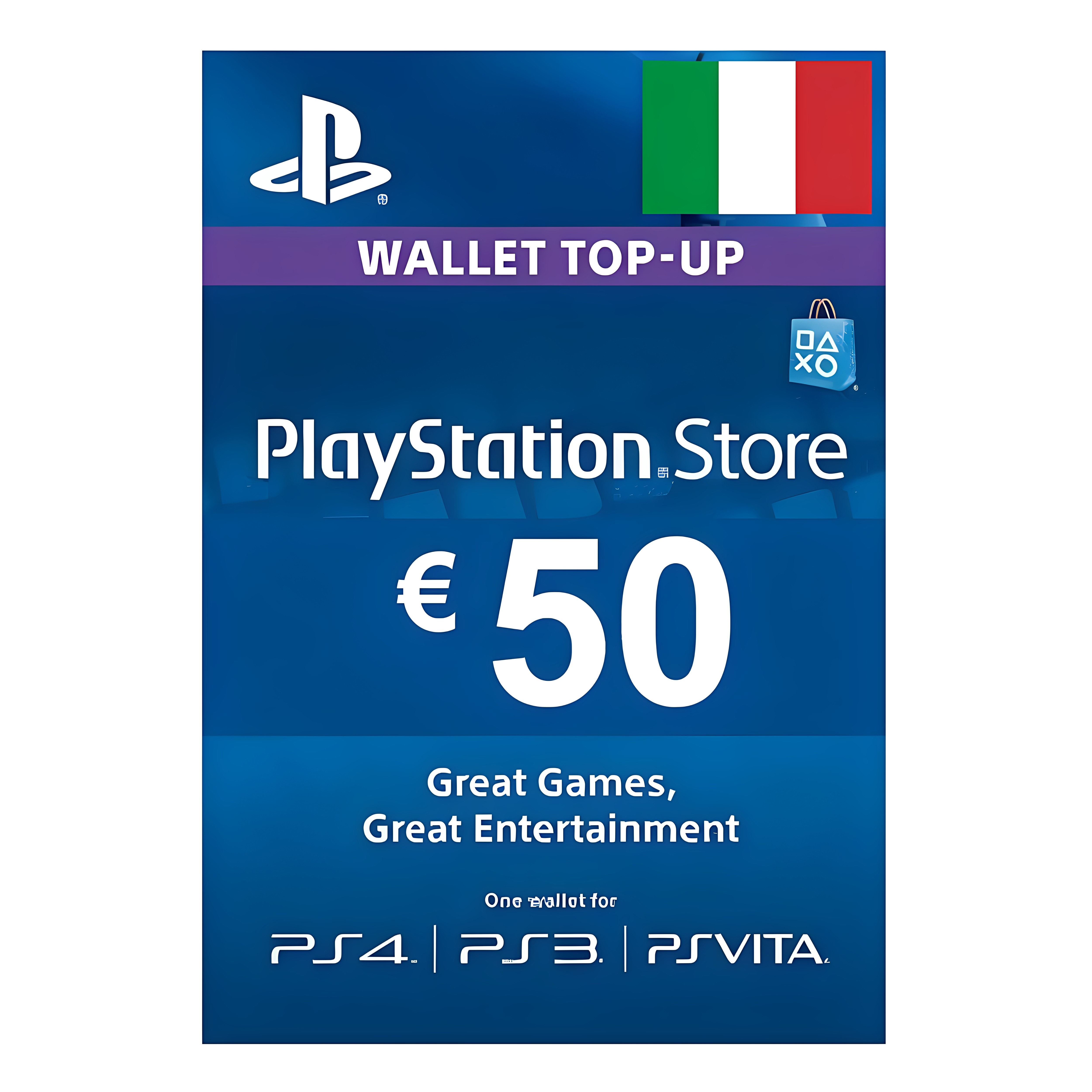 意大利点卡PlaystationEUR50IT图片