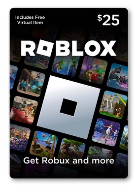 Roblox USD25 Gift Card Robux Game Code 国际服罗布乐思R币点卡