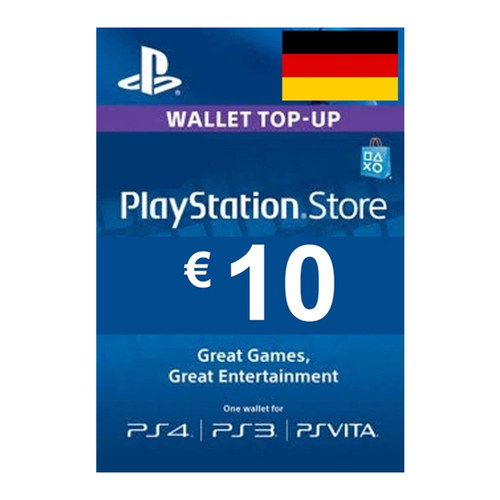 德国PlayStationDE充值卡10欧元