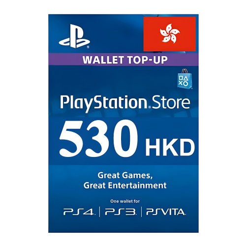 港服PSN充值卡HK$530HongKong