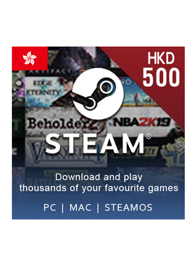Steam Wallet Voucher HKD500 香港Steam数字点卡HKD500港币