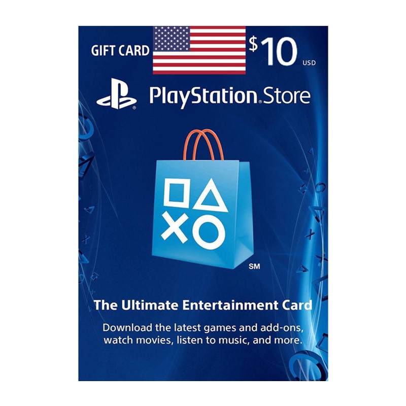 ÃÀ·þPSN10ÃÀ½ð³äÖµµã¿¨ ÃÀ¹úË÷ÄáPS Store Gift Card PS4/PS Vita