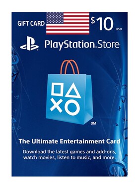 美服PSN10美金充值点卡 美国索尼PS Store Gift Card PS4/PS Vita