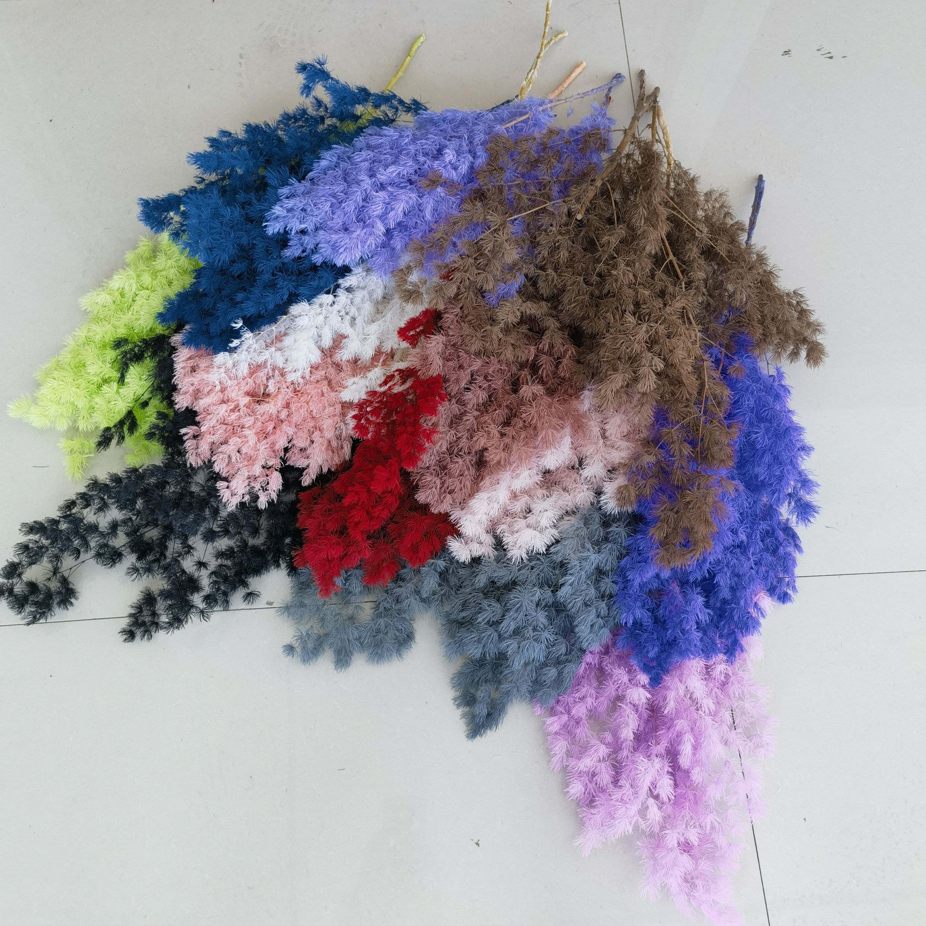 永生蓬莱松  植物干花 客厅装饰 婚庆摆放装饰花束 拍摄道具