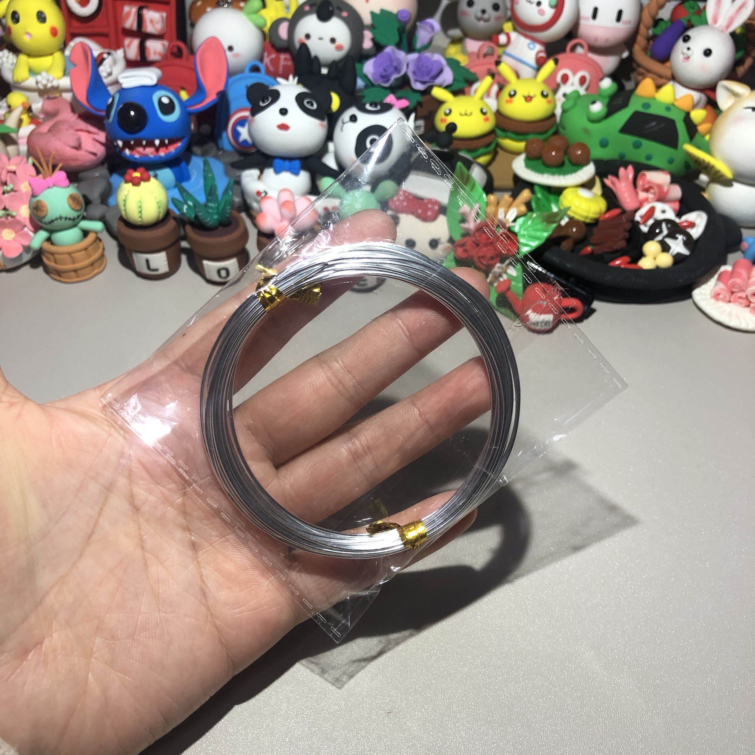石塑粘土软陶黏土手办DIY骨架支架 软铝丝线铁丝支撑手工水口钳子