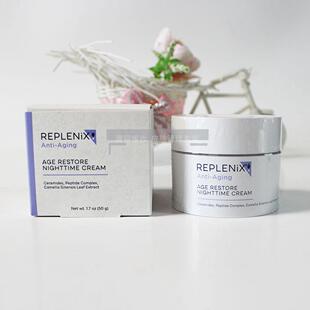 Topix Replenix焕颜柔肤保湿晚霜50g绿茶多酚抗氧维稳修护补水