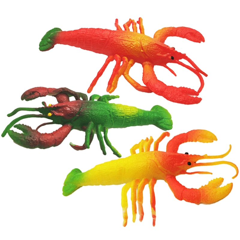 儿童玩具软胶龙虾套装包邮
