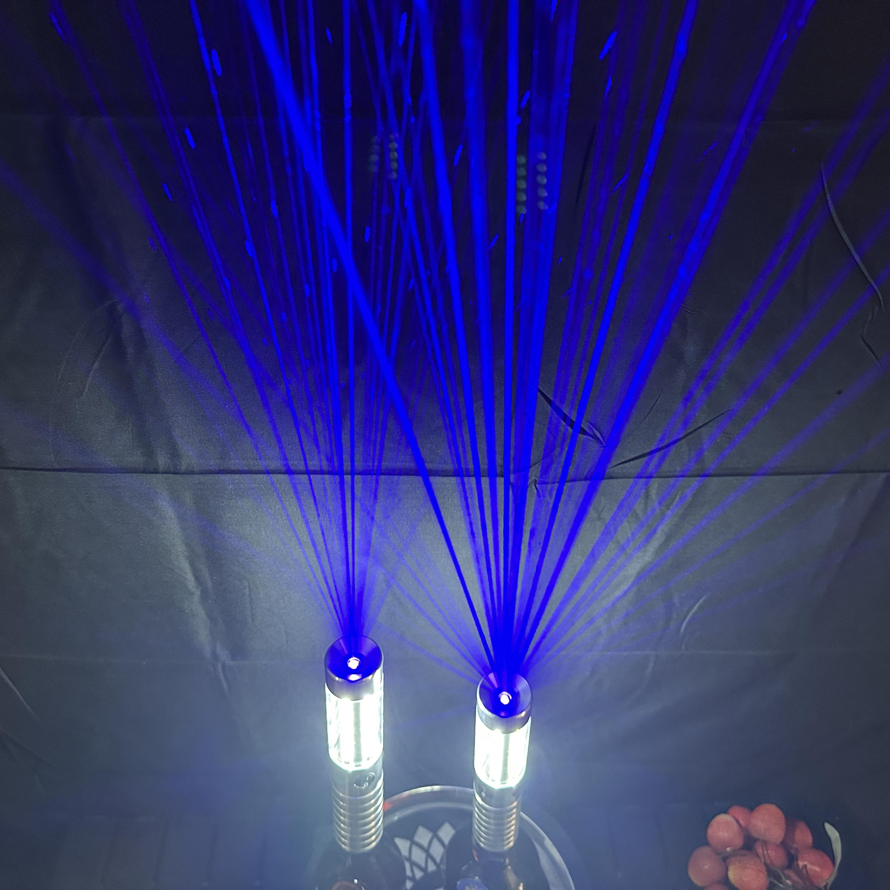 香槟烟花棒led闪光棒散激光洋酒罩香槟酒塞爆闪灯酒吧发光皇冠头