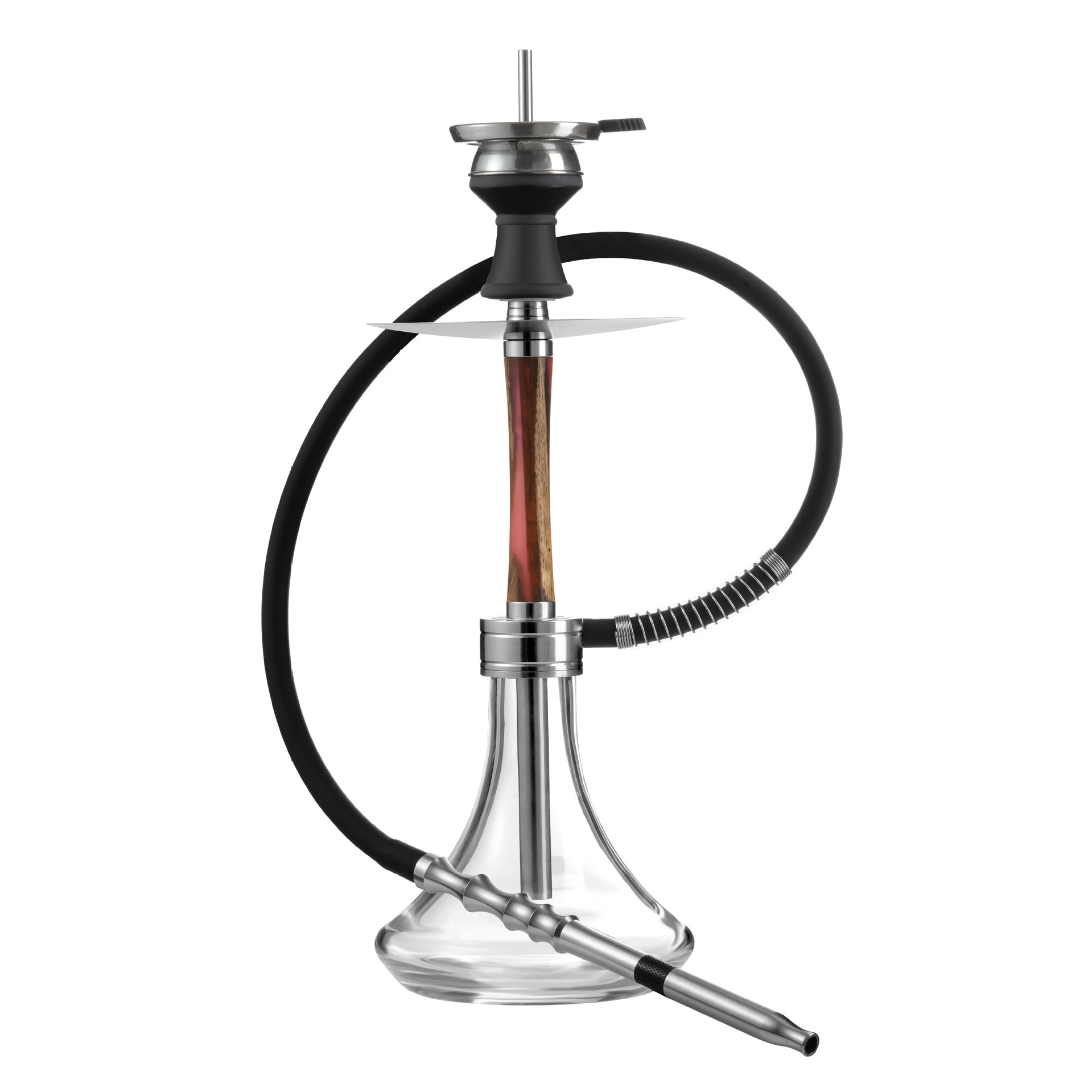 跨境阿拉伯水烟8孔出气铝合金水烟壶套装HOOKAHSHISA烟具多款