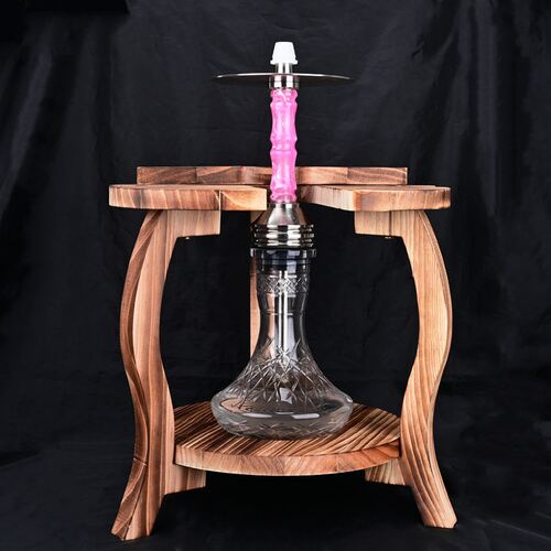 原装正品阿拉伯水烟全套展示架木质材料酒吧KTV家庭等多用hookah