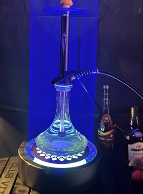外贸出口源头工厂夜场酒吧KTV用品爆款水烟壶配件酷炫底座激光灯