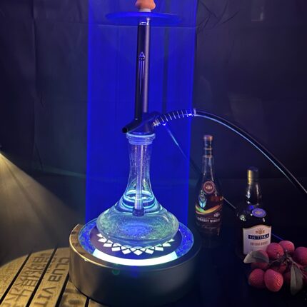 外贸出口水烟激光底 酒吧清吧水烟吧专用配件水烟壶通用氛围灯