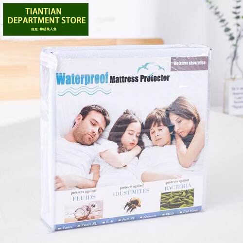 Waterproof Mattress Protector Queen Bed Cover Sheets Fitte。