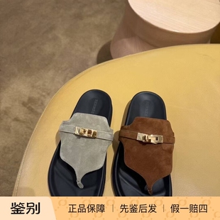 爱马仕25新款女士empire人字拖夹趾凉鞋沙滩拖鞋休闲拖鞋