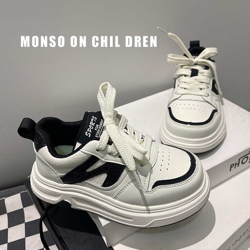 女童真皮休闲鞋2026新款春季韩版软底运动鞋男童时尚百搭小白鞋潮,童鞋/婴儿鞋/亲子鞋,运动鞋,淘宝优惠券,粉丝福利购,淘宝优惠卷