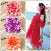 Аксессуар для волос для невесты, ткань, пляжная брошь на лацкан, в корейском стиле, пляжный стиль, в цветочек