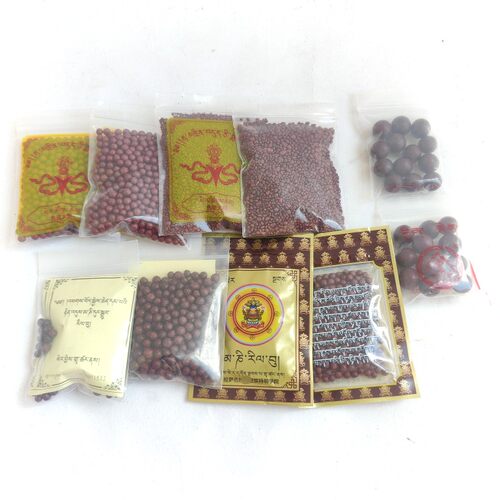 西藏色拉大乘洲 杰扎仓 密宗学院 马*头明王香丸大明*咒观音日布