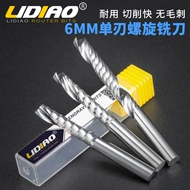 mũi khoan bê tông bosch 6mm đơn cạnh phay cắt CNC khắc máy công cụ đầu PVC Acrylic mật độ bảng hợp kim thép vonfram dao khắc mui khoan gạch men mũi khoét sắt