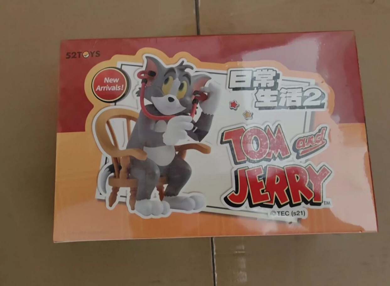 正版猫和老鼠日常生活2盲盒TOM汤姆JERRY杰瑞手办公仔摆件