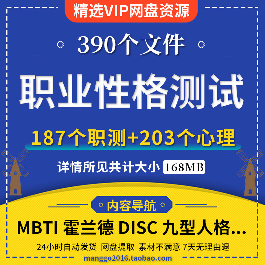 企业性格测试题库mbti职业公司人事人力资源九型人格标准模板范本