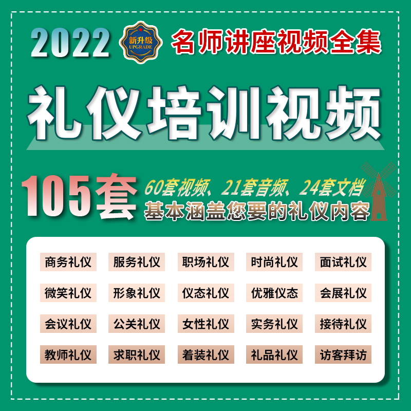 商务酒店职场服务社交时尚礼仪培训课程视频PPT讲义教程全集