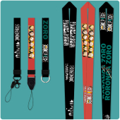 海贼王手机挂绳长短款 挂脖绳子手腕防丢绳卡通金属钥匙扣挂件路飞