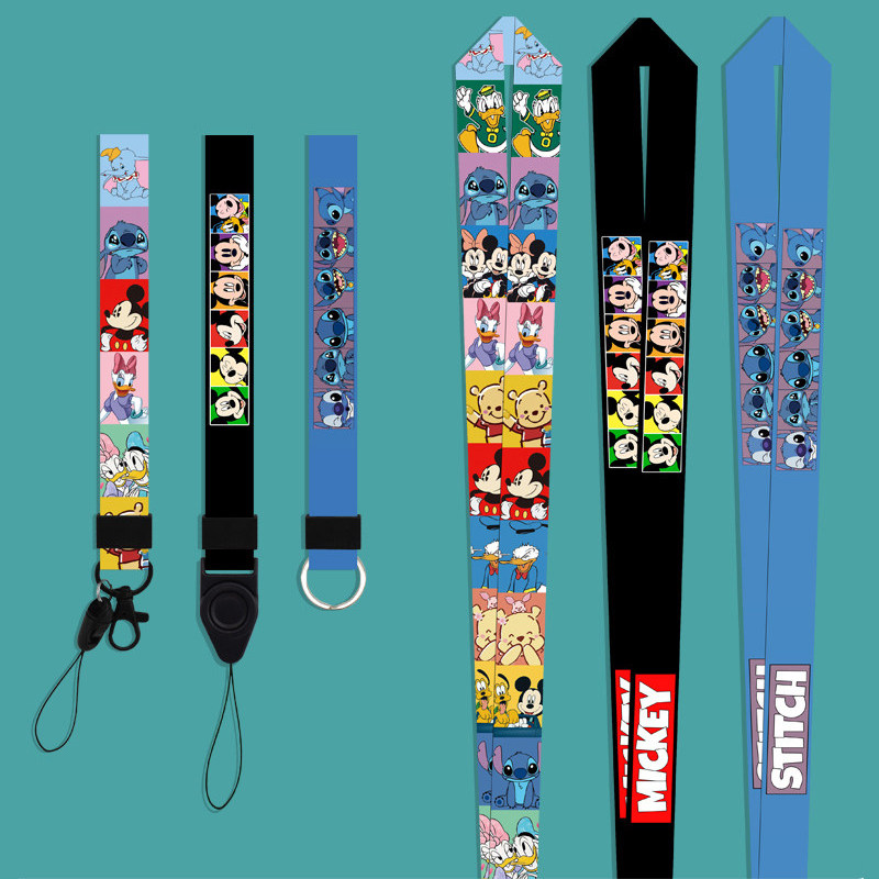 迪士尼手机挂绳长短款挂脖手腕绳子u盘钥匙扣厂牌证件卡套挂绳女,3C数码配件,手机挂件/手机链,淘宝优惠券,粉丝福利购,淘宝优惠卷
