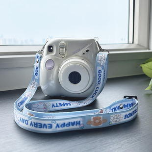 拍立得挂绳mini12斜挎挂绳老师扩音器儿童相机背带迪士尼肩带通用